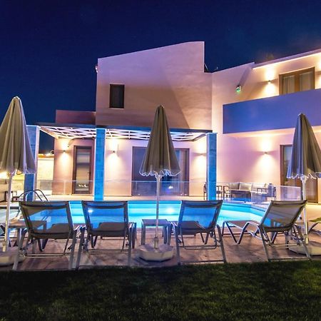 Villa Anthi, A Modern Villa With Salted Water Pool,Hot Tub & Bbq! Rethymno Exteriér fotografie