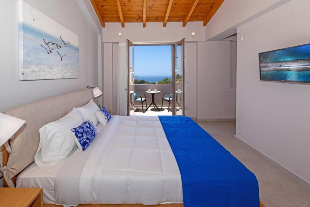 Villa Anthi, A Modern Villa With Salted Water Pool,Hot Tub & Bbq! Rethymno Exteriér fotografie