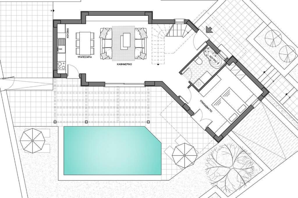 Villa Anthi, A Modern Villa With Salted Water Pool,Hot Tub & Bbq! Rethymno Exteriér fotografie